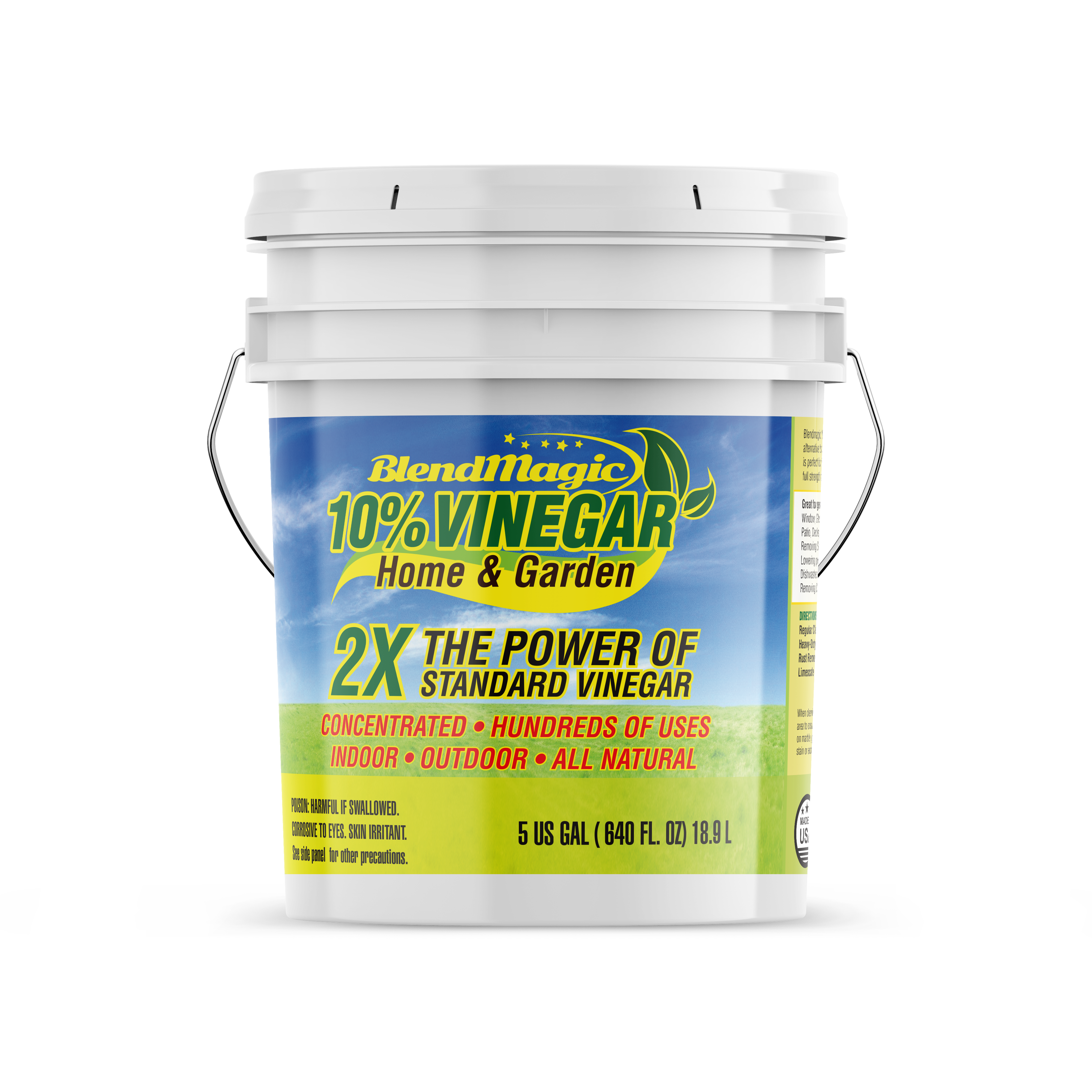 10% Vinegar 55 Gallon, 100 Grain White Vinegar 275 Gallon IBC