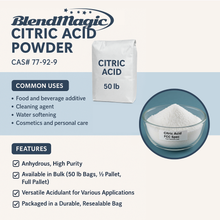 Load image into Gallery viewer, Citric Acid Anhydrous FCC Spec