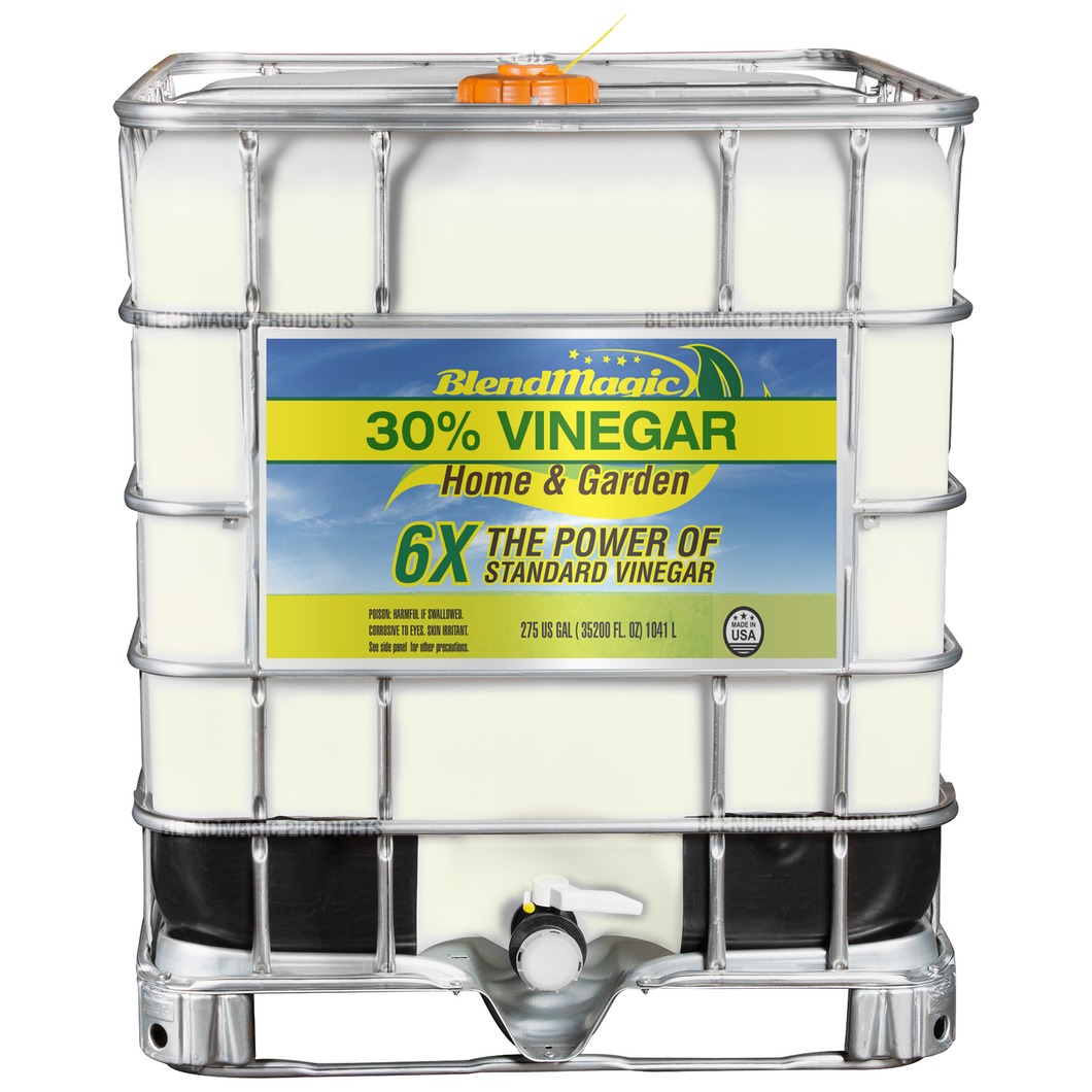 30% Vinegar 275 Gallon Tote. Blendmagic Vinegar 300 Grain White Distilled Vinegar.