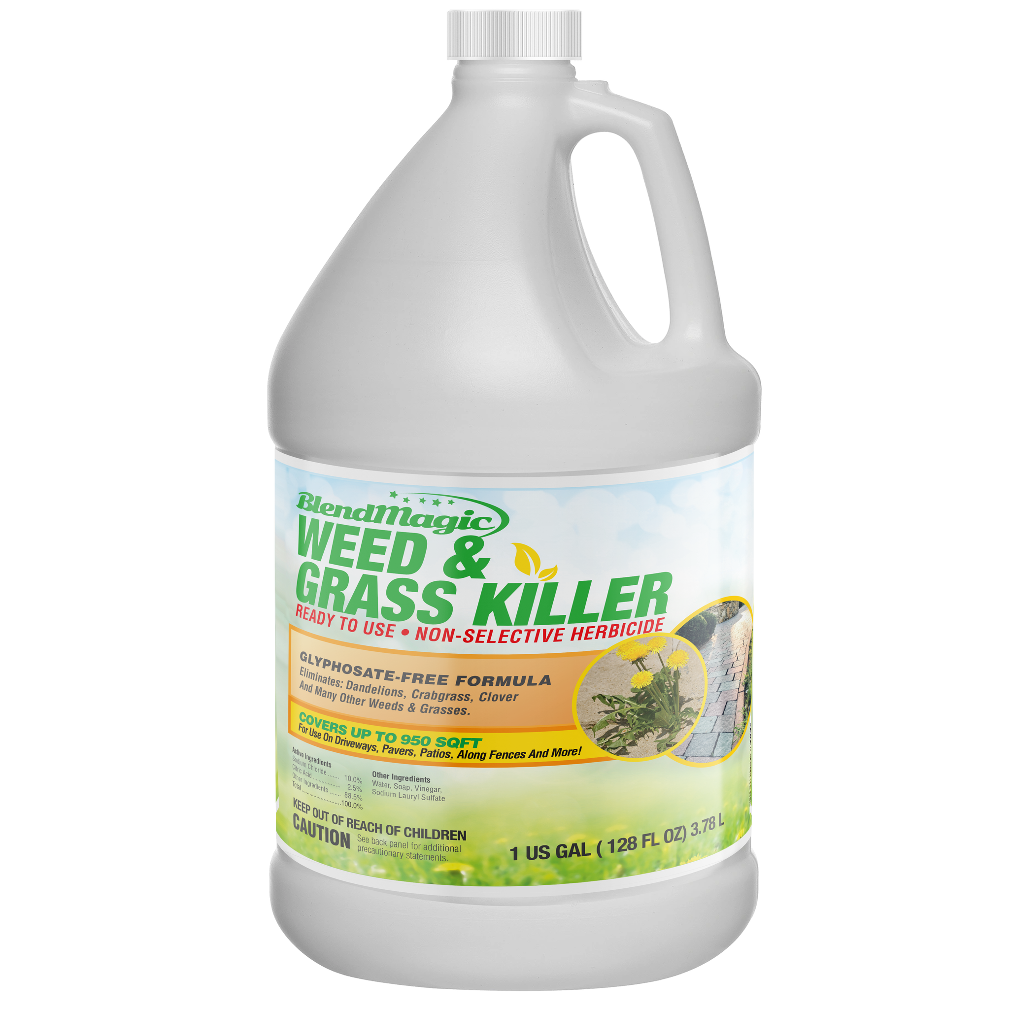 citric acid herbicide Blendmagic Weed and Grass Killer (RTU)