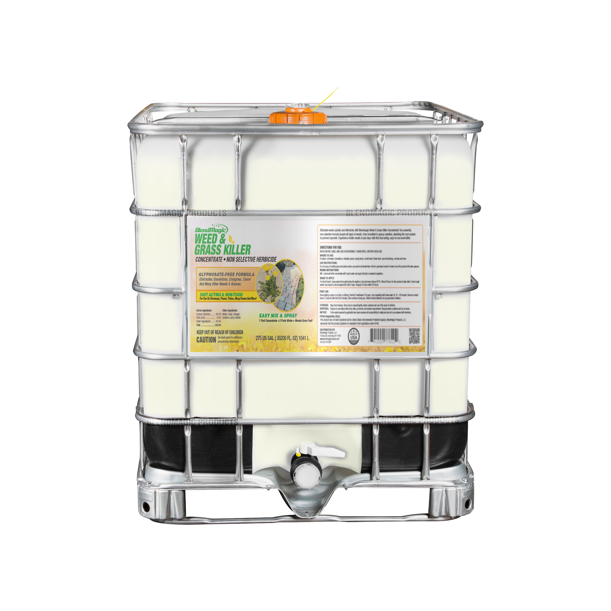 grass selective herbicide Blendmagic Weed and Grass Killer (Concentrate) 275 Gallon Tote