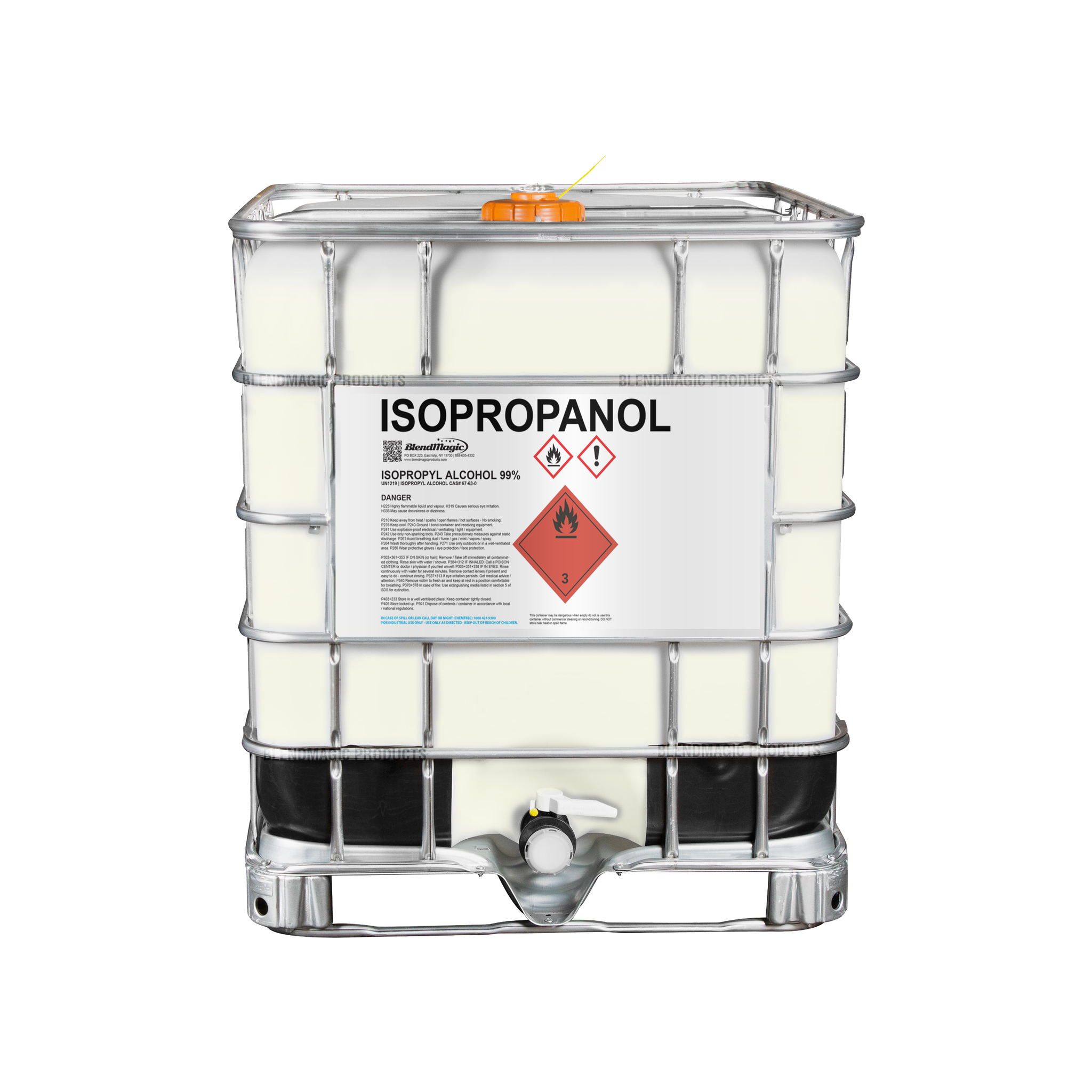 Isopropyl Alcohol 99% (Isopropanol) 275 Gallon Tote