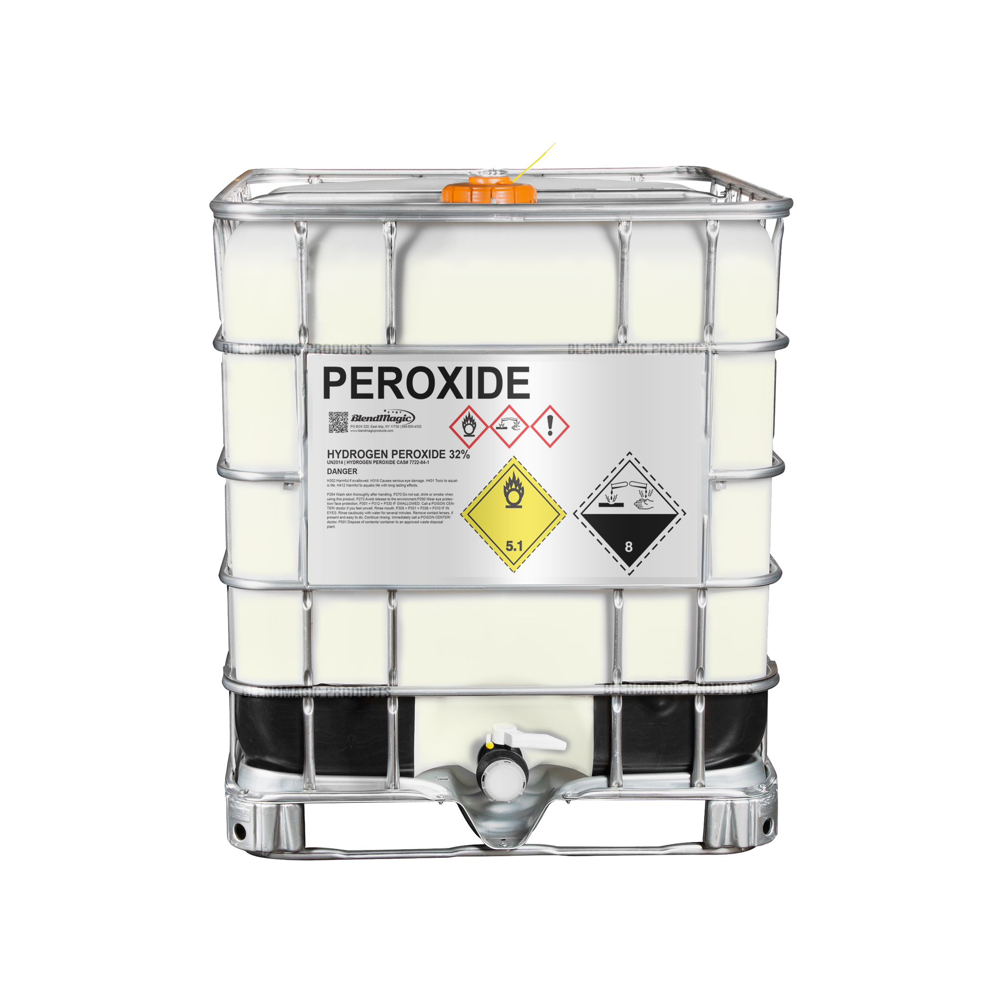 H2o2 Tote Hydrogen Peroxide 32% Solution – CAS# 7722-84-1 | 55 Gallon Drums & IBC ...