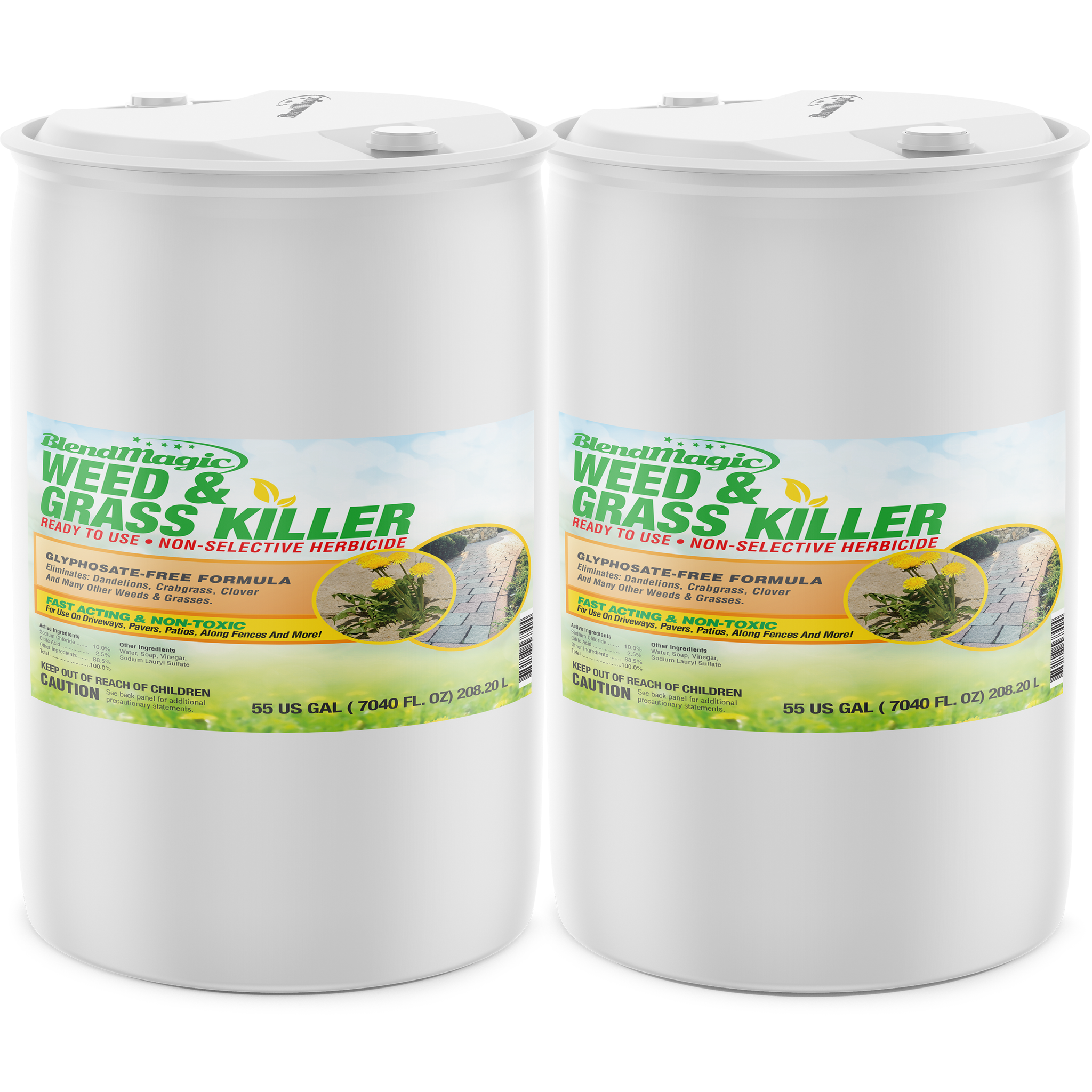 herbicide weed and grass killer Blendmagic Weed and Grass Killer (RTU) 2 x 55 Gallon Drums