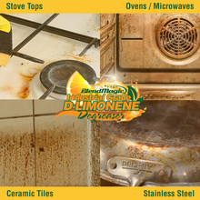 Load image into Gallery viewer, Blendmagic Industrial Grade Degreaser cleans stove tops, ovens, microwaves, stainless steel, ceramic tiles and more.
