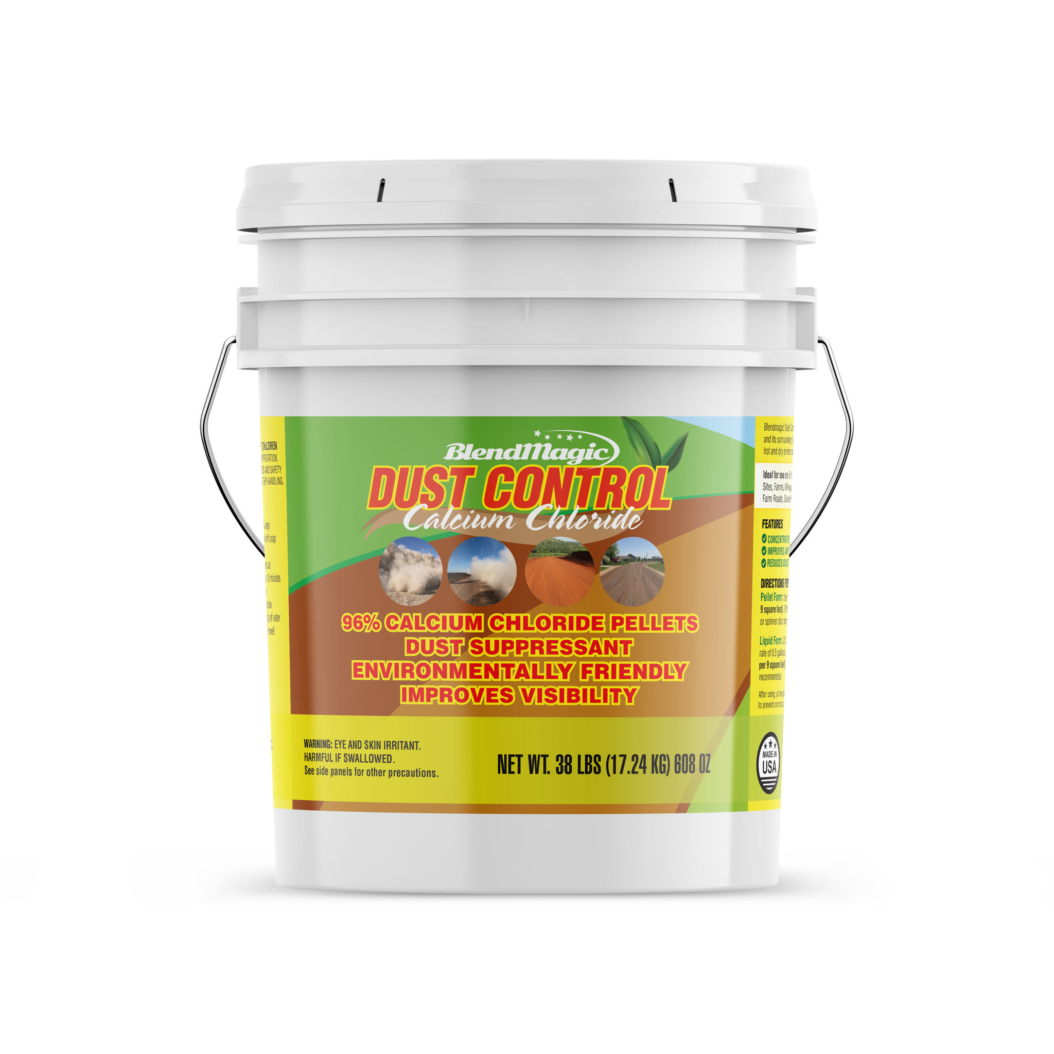 Blendmagic Dust Control 96% Calcium Chloride Pellets – Blendmagic Products